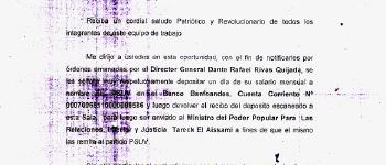 Petición bolivariana a los trabajadores revolucionarios