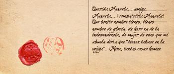 Carta a Manuela Alcalá